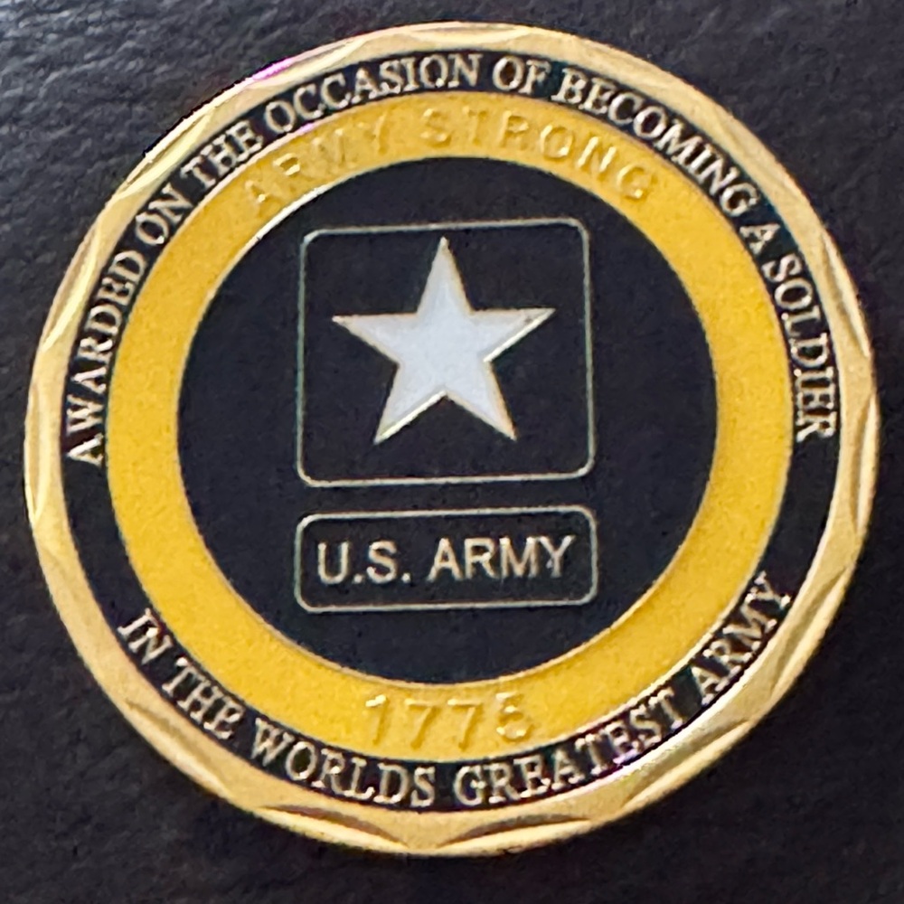 U.S. Army Commemorative Coin - Black and Gold